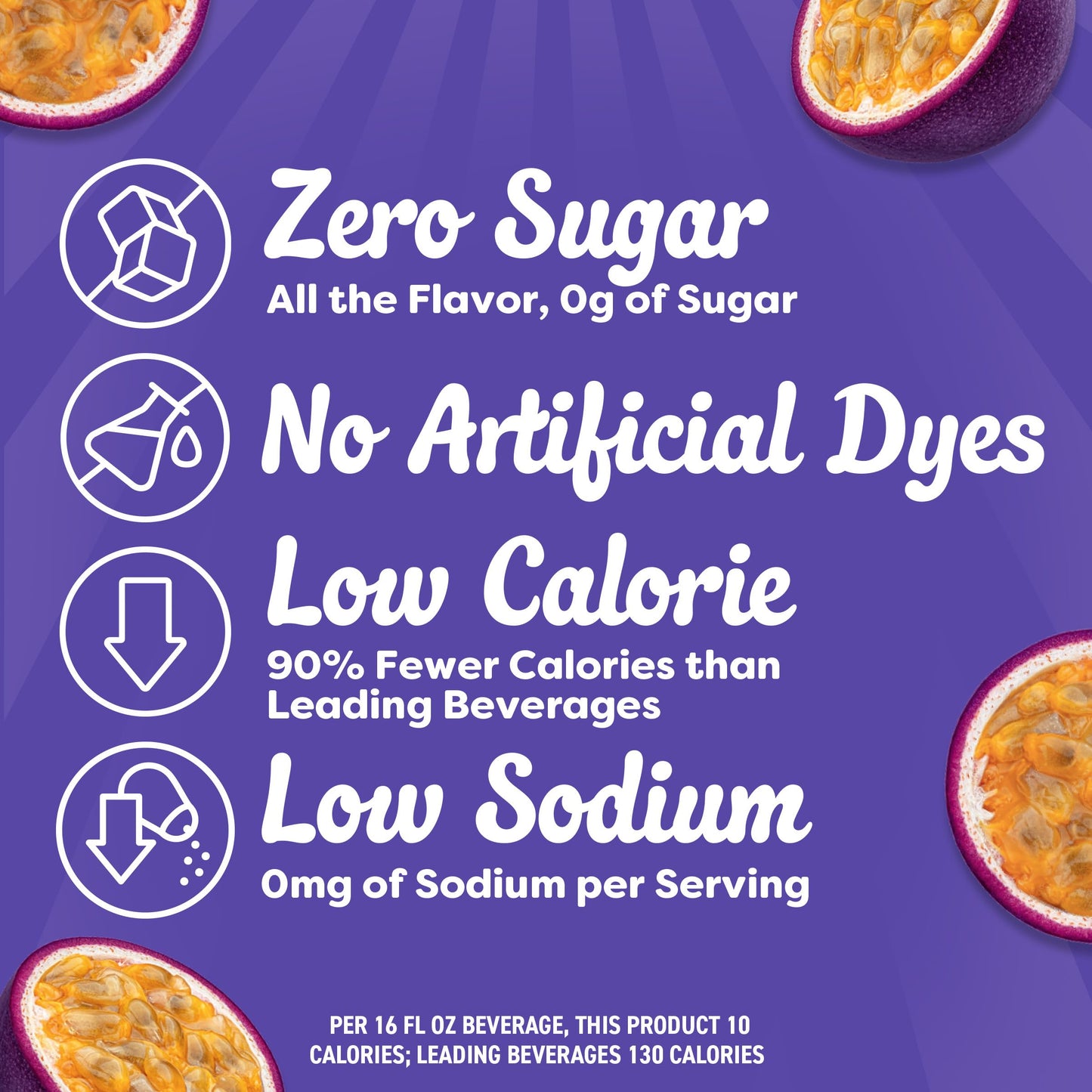 Crystal Light Drink Mix, 10 Individual Packets, Hydration for Book Lovers and Fantasy Readers, Passion Fruit Artificial Flavor, Zero Sugar, No