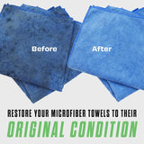 Maplefield Concentrated Microfiber Detergent - Deep Cleaning Power & Cleaning Liquid for Microfiber Cloths - Refreshing Lemon & Towel Laundry