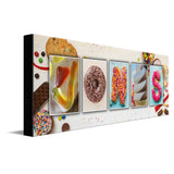 Sweets & Candy Name Art - Personalized Dessert Gift! (9.5"x26" Block Mount)
