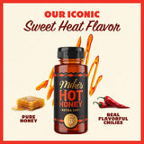 Mike's Hot Honey, Extra Hot, America's #1 Brand of Hot Honey, Spicy Honey Infused with Chili Peppers, Sweet Heat, Perfect for Hot Sauce Lovers (10oz