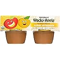 Wacky Apple, Applesauce Golden Organic, 4 Ounce, 4 Pack