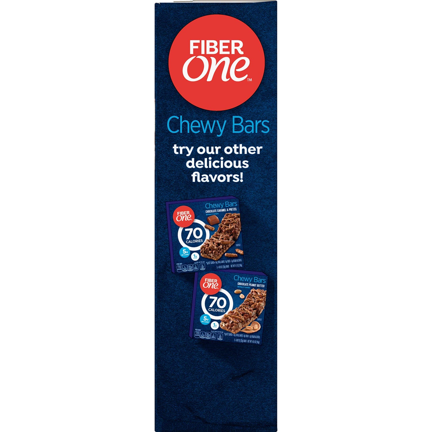 Fiber One 70 Calorie Chocolate Bars, 5 Bars (Pack of 6)