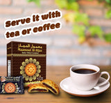 Mamoul Cookies, Maamoul Date Filled Cookies, Maamoul Cookies With Premium Saudi Dates Al-hijaz 100% All-natural, Arabic Sweets, Date Snacks 320g