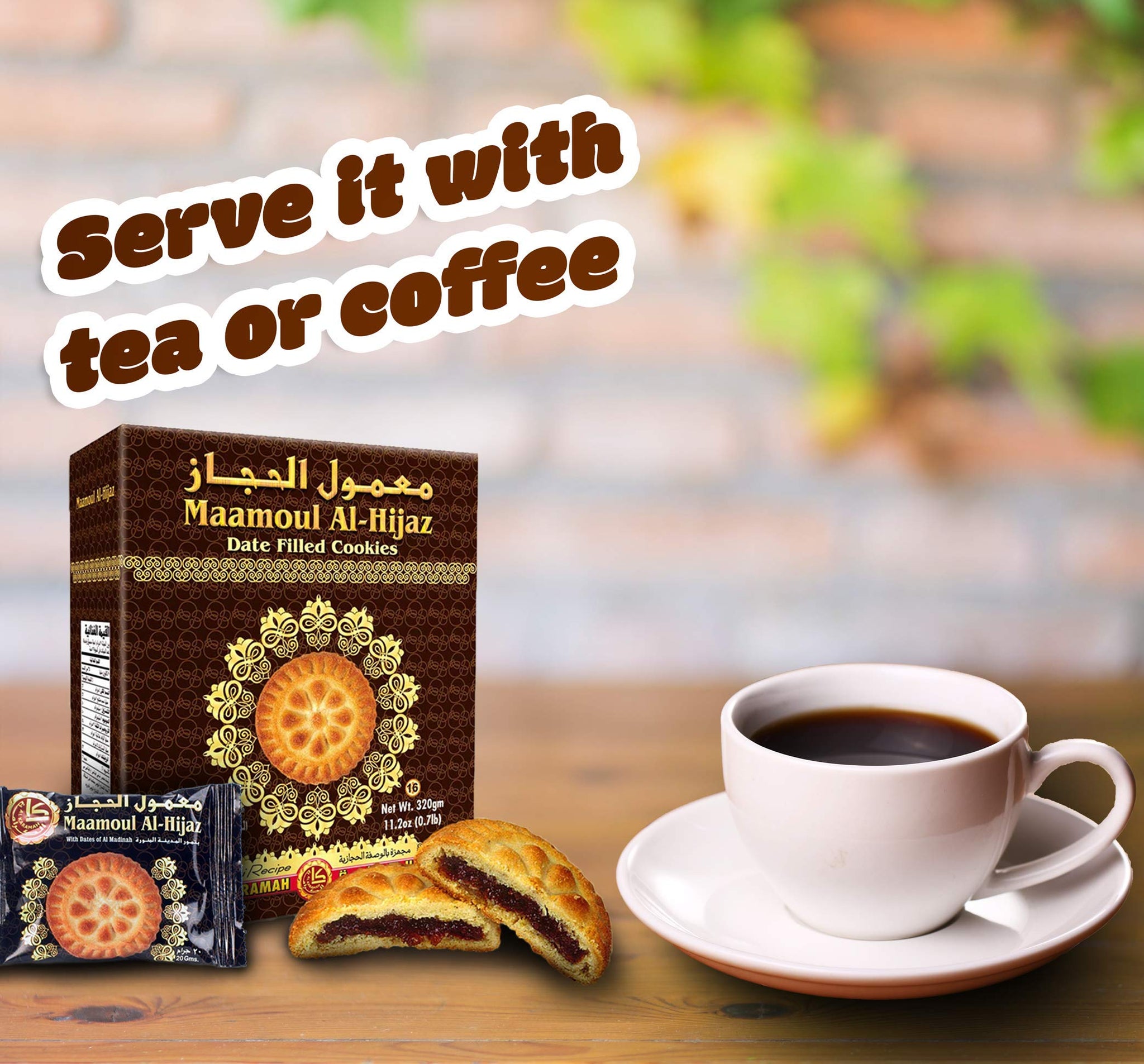 Mamoul Cookies, Maamoul Date Filled Cookies, Maamoul Cookies With Premium Saudi Dates Al-hijaz 100% All-natural, Arabic Sweets, Date Snacks 320g