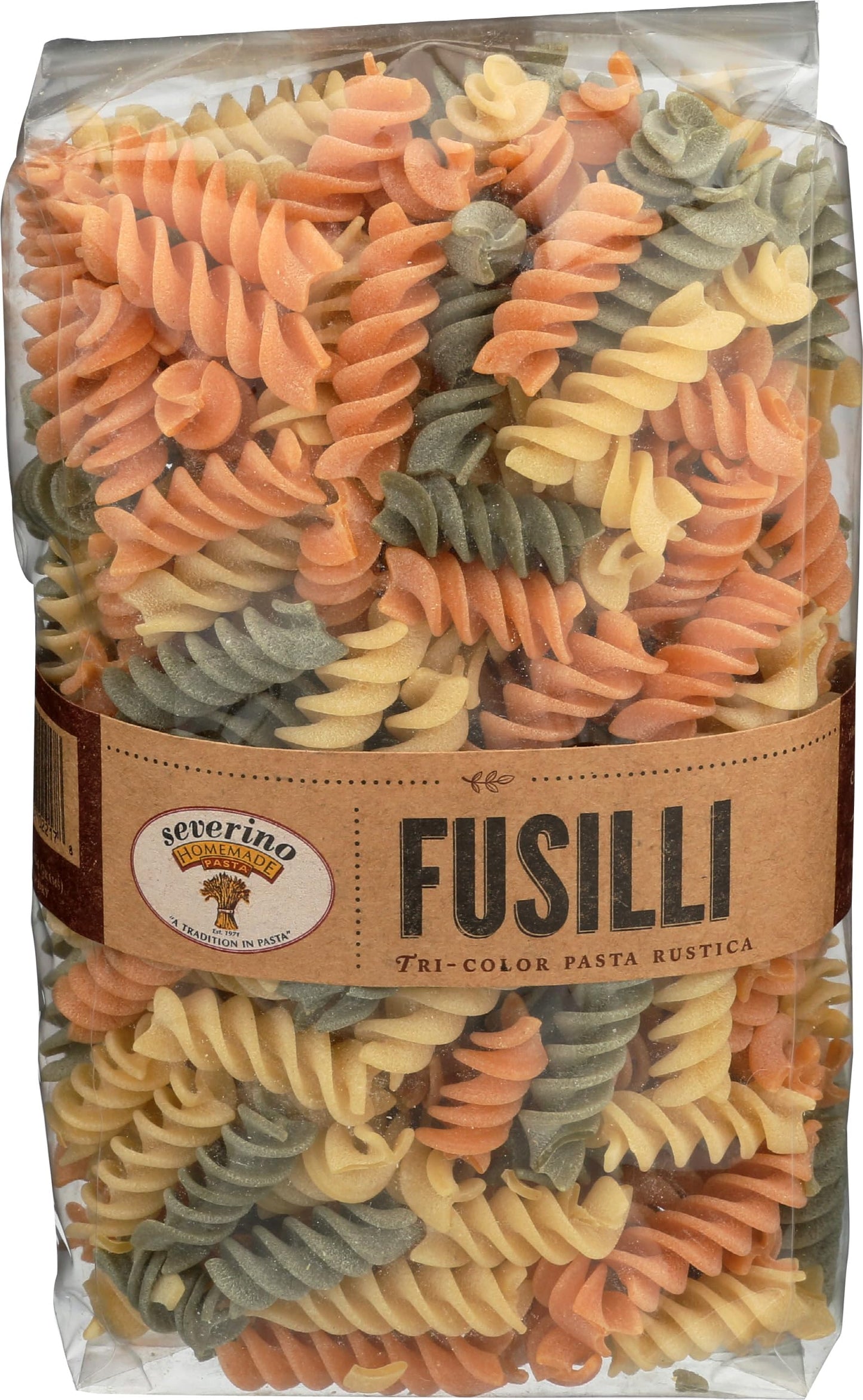 SEVERINO Fusilli Rustic Tri Color, 16 OZ