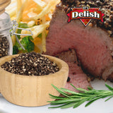 Black Pepper by Its Delish (Cracked, 7 oz Medium Jar)