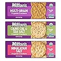 Milton's Organic Crackers Variety Bundle (Multi-Grain, Olive Oil & Sea Salt, Himalayan Salt) - Certified Organic, Non-GMO Project Verified, Kosher