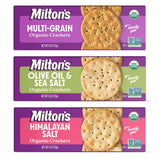 Milton's Organic Crackers Variety Bundle (Multi-Grain, Olive Oil & Sea Salt, Himalayan Salt) - Certified Organic, Non-GMO Project Verified, Kosher