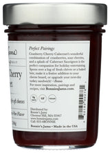 BONNIES JAMS Jam Cranberry Cherry Cabernet, 8.75 OZ