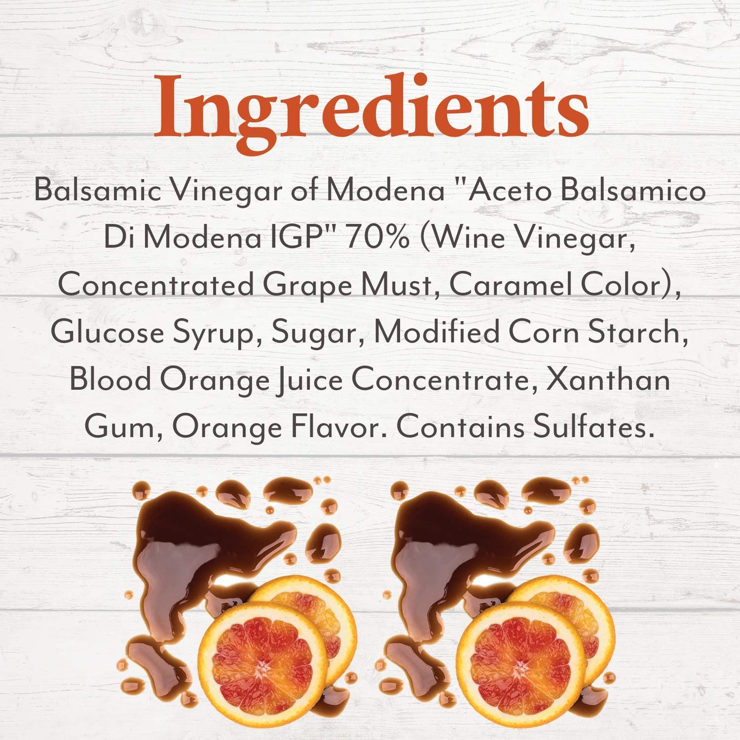 Roland Foods Blood Orange Balsamic Vinegar Glaze, Specialty Imported Food, 12.9-Ounce
