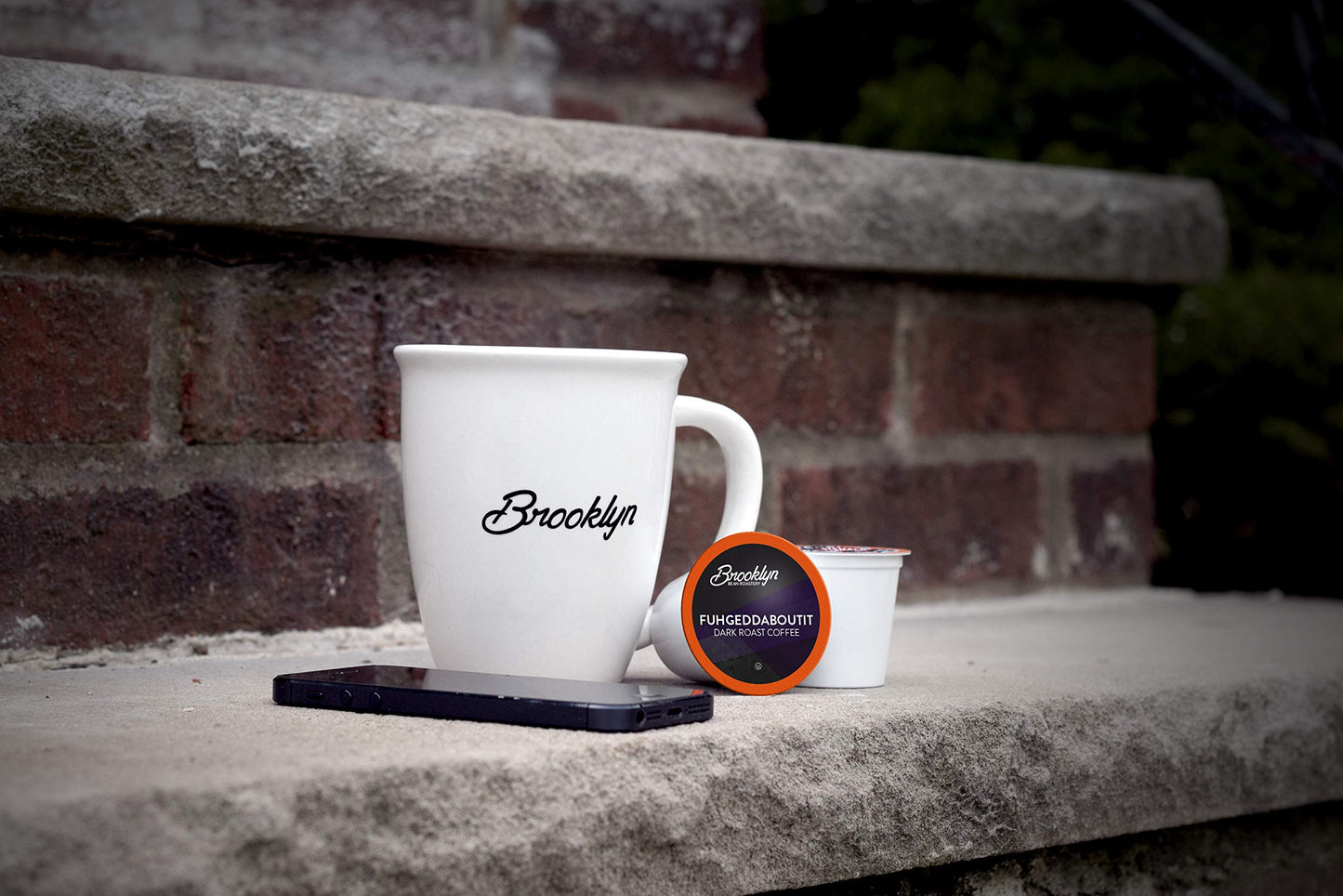 Brooklyn Beans Fuhgeddaboutit Gourmet Coffee Pods - Compatible with Keurig 2.0 K Cup Brewers, 40 Count, Bold and Rich Dark Roast