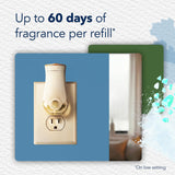 Glade PlugIns Refills Air Freshener, Sea Mist & Cypress, Scented and Essential Oils for Home and Bathroom, 0.67 Fl Oz, 2 Count