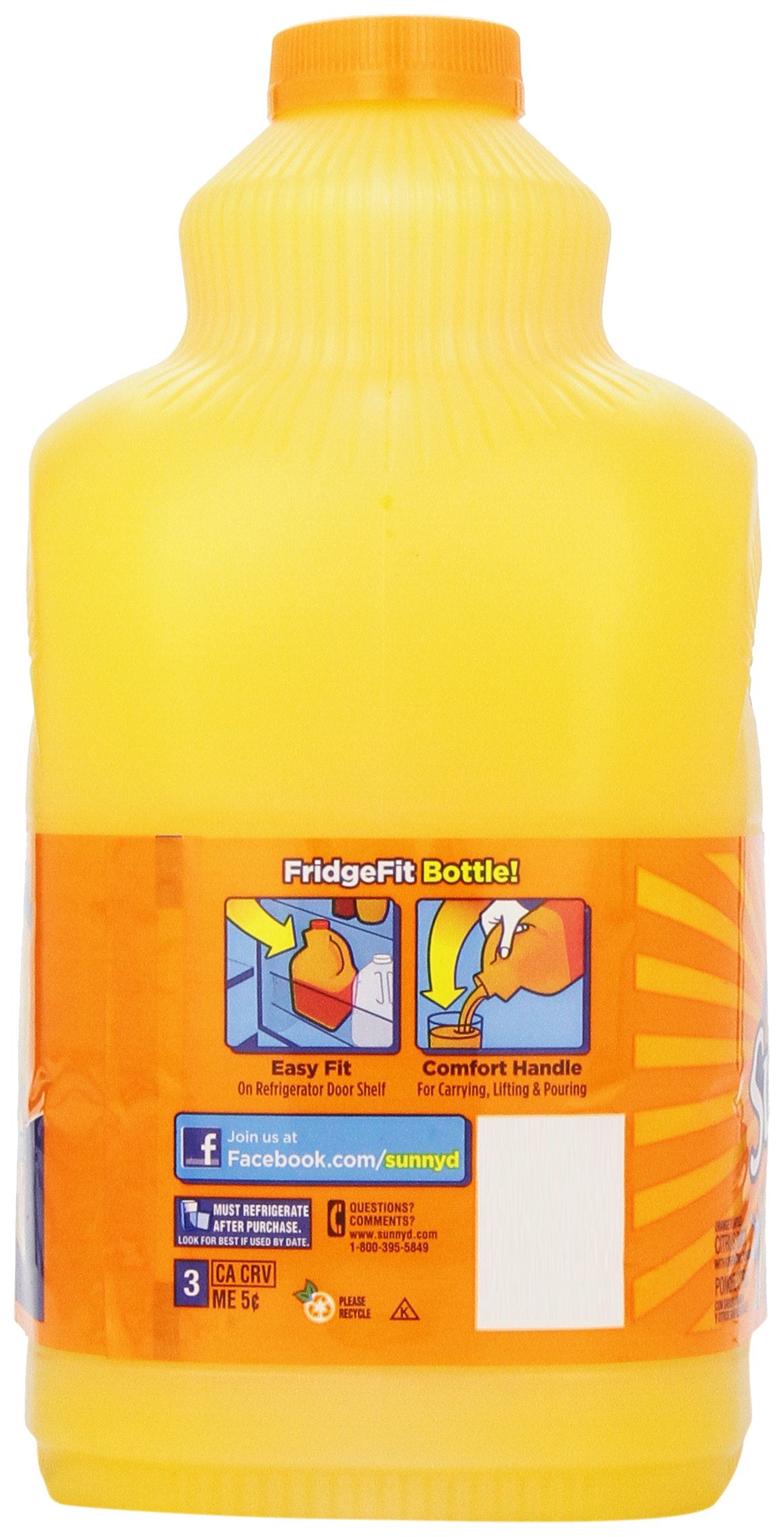 Sunny D Orange Flavored Citrus Punch, Tangy Original, Gallon