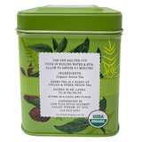 100% Organic Ceylon Green Tea - 50 Packets - Natural Antioxidant Rich Herbal Leaf Teabags - USDA Certified and Non-GMO - Caffeinated Premium Gift Tin