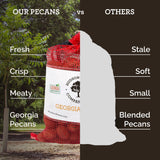HUDSON PECAN: Georgia Grown Pecans, Classic In-Shell. Family-Owned, Premium Southern Unshelled Nuts. Slightly Sweet Flavor (Gluten-Free, Kosher, Keto