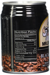 Mr. Brown Black Coffee, 8.12 Ounce (Pack of 24)