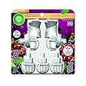 Air Wick Plug-in Scented Oil Kit, Wild Berries,Infused With Natural Essential Oils, 2 Plug-ins + 5 Refills