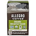 Allegro Coffee, Coffee Breakfast Blend Pods Organic 10 Count, 3.8 Ounce