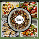 Culinary Genie Salt-Free Mediterranean Herb Seasoning Blend - Olive Oil Bread Dipping & All-Purpose Herb Blend, No Salt Added