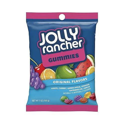 Jolly Rancher Gummies Candy, Assorted Flavors, 7 oz
