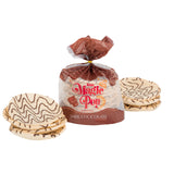 Kim's Magic Pop - Dark Chocolate Flavor Drizzled | 6 Bags | 12 Cakes per Bag | Low Carb, No Trans Fat, All Natural, Multigrain Korean Snack | Easy