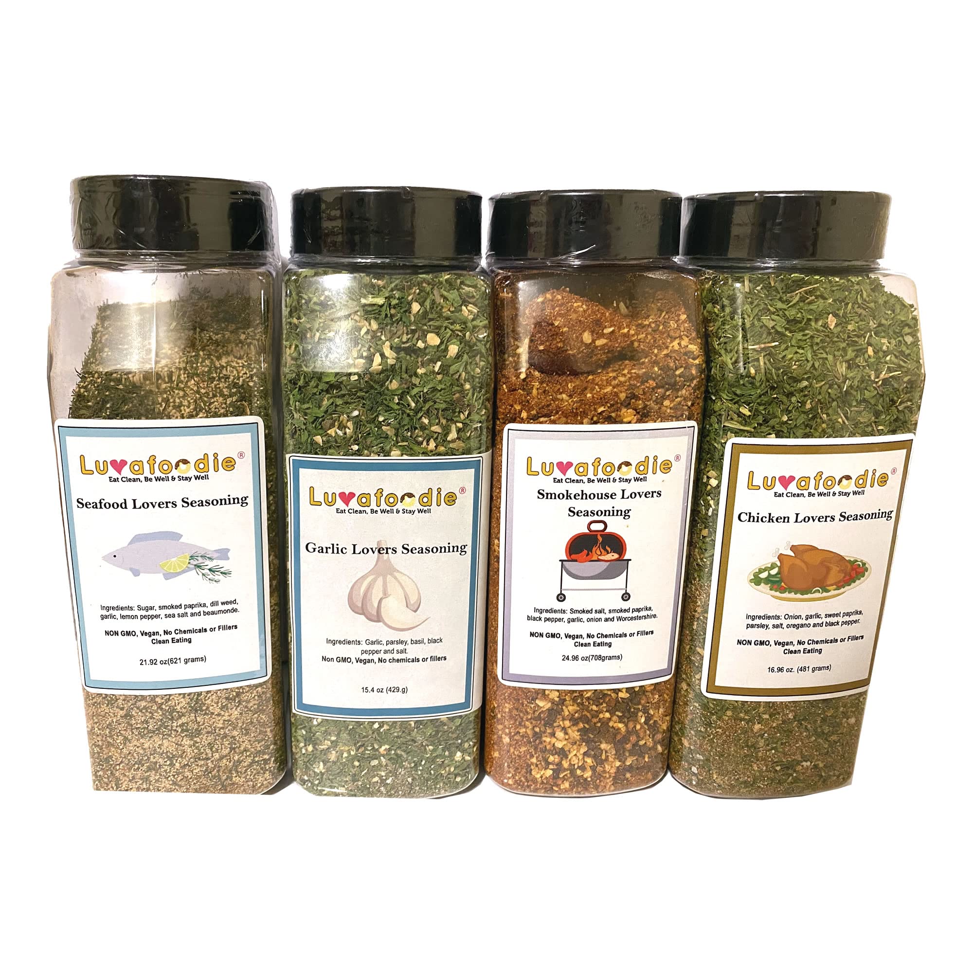 Luvafoodie Quart-Sized Spice Blends Variety Pack