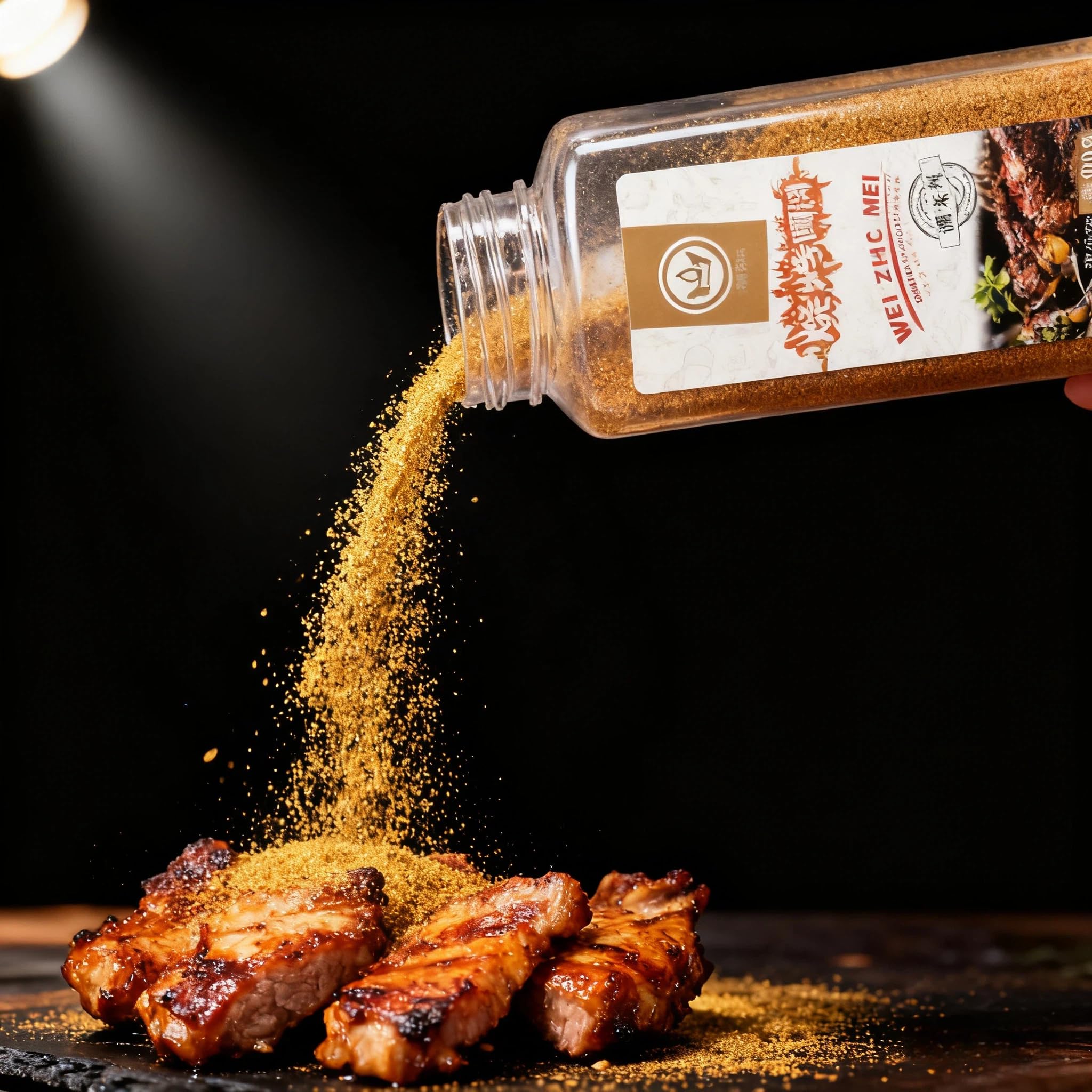 BBQ Seasoning 400g,Grill Seasoning Large capacity design- For Grilling, Smoking, and Roasting - Perfect for Gourmet Barbecue Spice Blend, No MSG