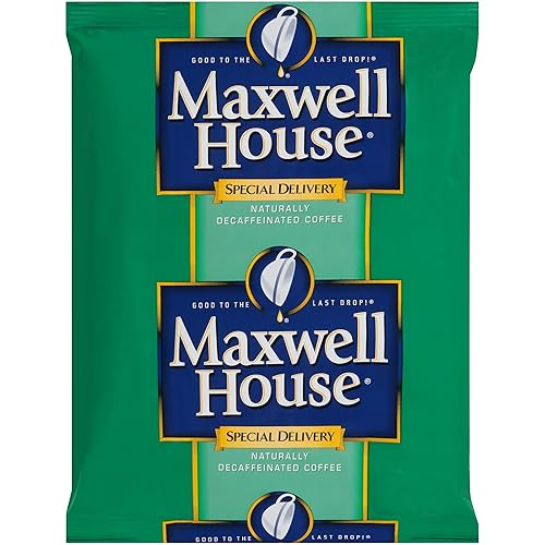 Maxwell House Decaf Special Delivery Medium Roast Coffee (1.3 oz Bags, 7 Count, Pack of 6)