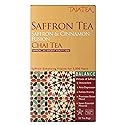 Taja Saffron Tea - Saffron & Cinnamon Fusion Chai, Balanced Wellness Blend for Mindful Comfort, Mood Boost, Decaffeinated | Gluten Free | Kosher, 20