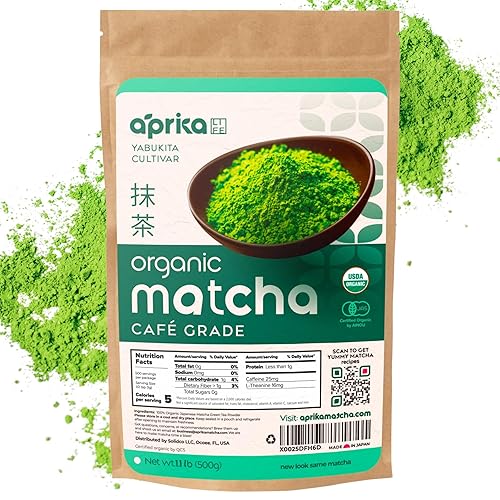 Matcha Powder from Japan, Organic Green Tea, No Sugar Added Tea Powder for Matcha Latte, Japanese Green Tea - Barista Grade Te Macha Organic - 1.1 lb