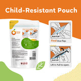 ORANGE HOUSE Laundry Detergent Pods, Natural Plant-Based Detergent with Orange Oil?Hypoallergenic, Child-Resistant Pouch, Free & Clean, Scent-Free, HE