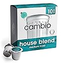 Cambio Roasters House Blend Medium Roast Coffee Pods - The Only Organic Recyclable Aluminum Coffee Pods, Small Batch Roasted, Keurig® Compatible