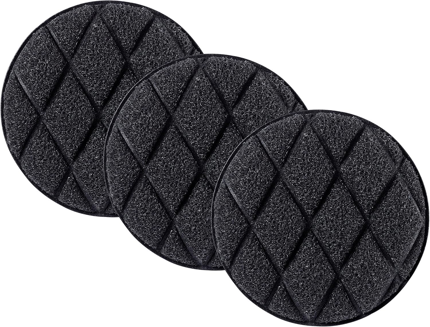Jetz-Scrubz Scrubber Sponge, J22/3, Round, Set of 3, Made in the USA