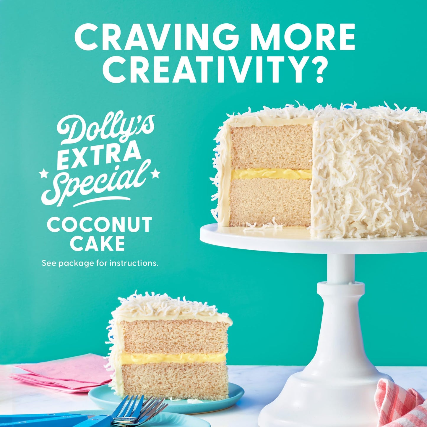 Duncan Hines Dolly Parton's Favorite Coconut Flavored Cake Mix, 15.25 oz.