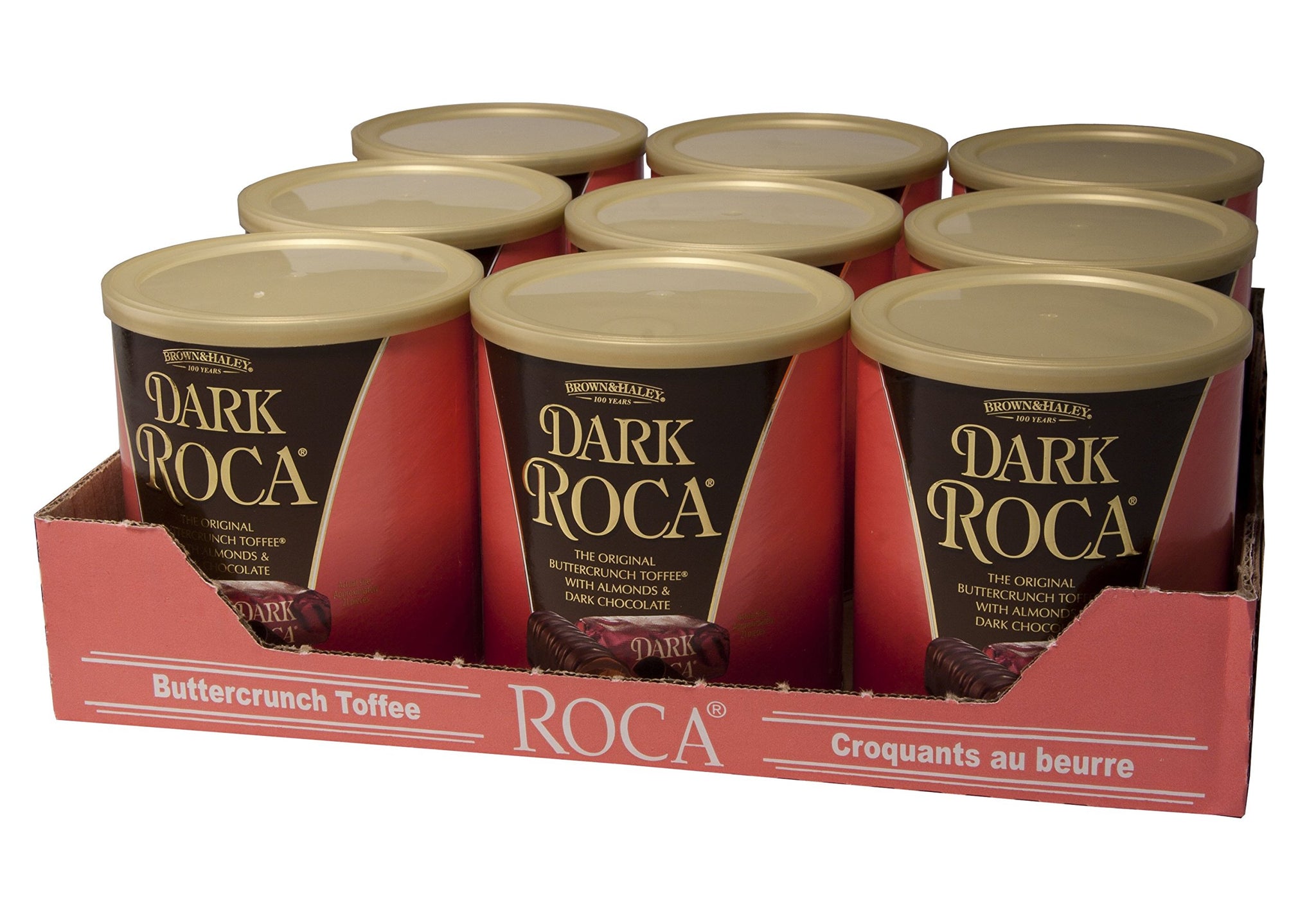 10 oz DARK ROCA Canister - Case of 9 Canisters