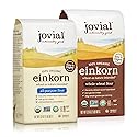 Jovial Organic Einkorn Whole Wheat & Unbleached All Purpose Flour - Bread Baking Flour for Sourdough, High Protein, Non-GMO, Organic Pizza & Pasta