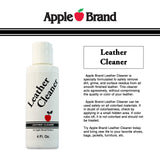Apple Brand Leather Cleaner 4 oz - Great for Shoes, Boots, Handbags, Car Upholstery, Furniture - Removes Surface Dirt, Grime, Salt and More From