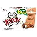 Today Soft Croissant, Perfect Breakfast Pastry, Individually Wrapped (Chocolate Hazelnut & Vanilla, Pack of 6)