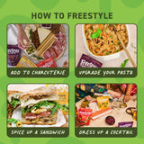Freestyle Snacks Olive Snack Packs - As Seen on Shark Tank - Fresh Pitted Green Olives, 3 Flavors, Grown in Greece, Salty Snack, All Natural, Non-GMO