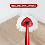 Spin Mop Replacement Head for O-Ceda EasyWring 1-Tank System, Microfiber Mop Refills for Home Cleaning, 6 Cedar Mop Replace Heads with 1 Replacement