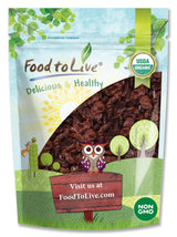 Food to Live Organic Sultana Raisins, 1.5 Pounds - Non-GMO, Unsweetened, Unsulfured, Lightly Coated with Organic Sunflower Oil, Vegan, Paleo Friendly