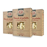 Rustichella d'Abruzzo Potato Gnocchi (Pack of 3), 500g Traditional Italian Dumplings - Soft, Pillowy Texture - Cooks in Just 2 Minutes - Perfect