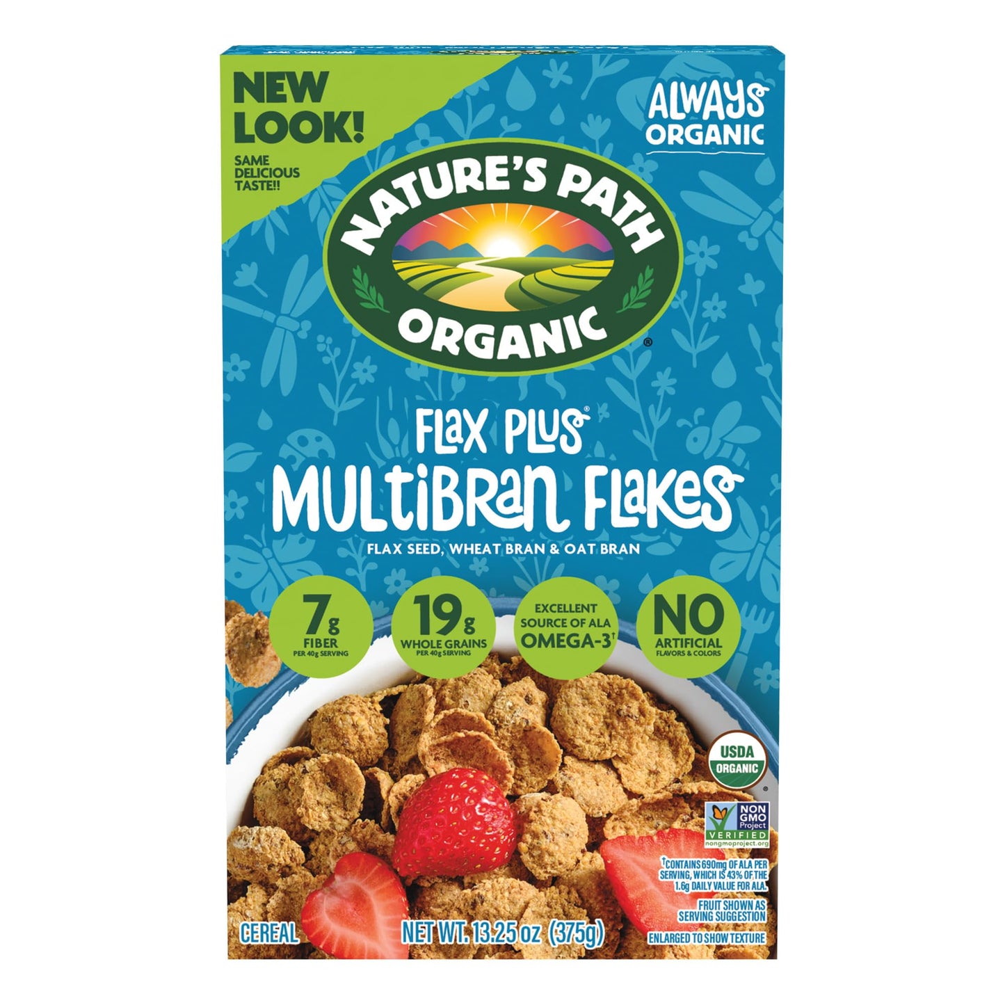 Nature's Path, Cereal Flax Plus Flakes Organic, 13.25 Ounce