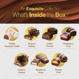 Premium Holiday Chocolate Gift Box -7 Types of Handmade Gourmet Chocolates - Luxury Set of Dairy Free Kosher Artisanal Chocolates - Sweet Treat Gift