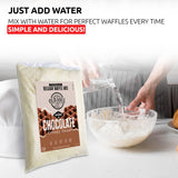 OldSoul Professional Belgian Waffle Mix | 5 Lbs | Crispy | Chocolate Flavour | 28 Waffles (5 Lbs, Traditional)