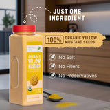 Yellow Mustard Powder 14.11 oz - Ground Organic Mustard Seed for Seasoning & Cooking - USDA Organic, Kosher, Gluten Free Mustard - The Holly Tree