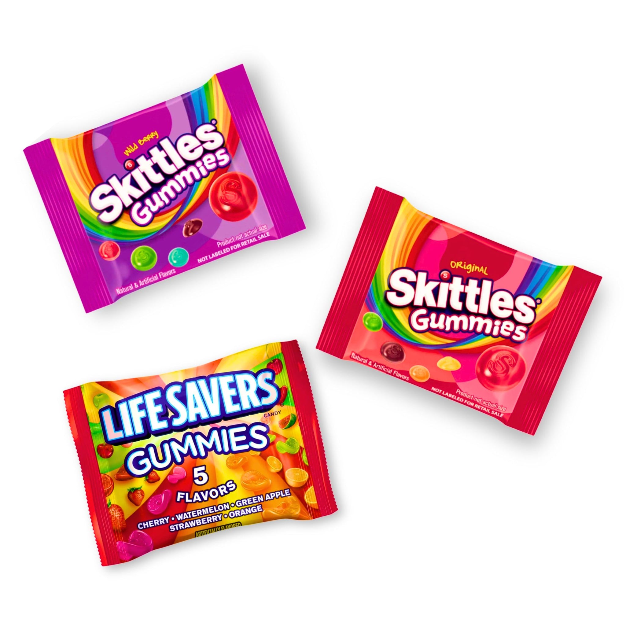 Ultimate Bundle Assortit X Mars Collab Fruity Chewy Gummy Sampler Holiday Mix Fun Size Skittles Lifesavers Candy Variety Bulk Assortment 3 Lb