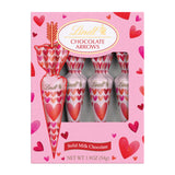Lindt Chocolate Arrows, Valentine's Arrow-shaped Solid Milk Chocolate on a Stick, 4 Pack