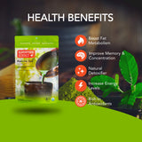 Matcha Ceremonial Grade, Pure Uji Matcha Powder Organic, 12 Unsweetened Organic Japanese Tea Packets, ECGC, L-Theanine, Chlorophyll in Green Vibrance