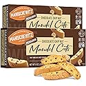 Manischewitz Chocolate Chip Nut Mandel Cuts 6oz (2 Pack), Dairy Free, Gluten Free & Grain Free Biscotti, Kosher for Passover